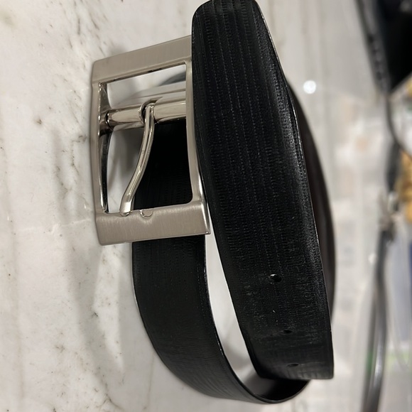 Leather belt, size 36 - Picture 3 of 12